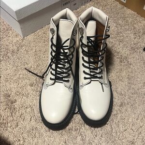 Coach Lace-Up Boots